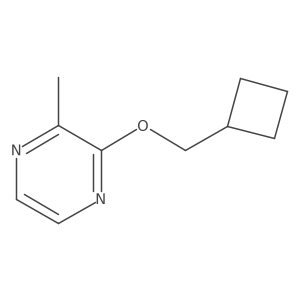 2-(Cyclobutylmethoxy)-3-methylpyrazine结构式