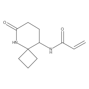 N-(6-Oxo-5-azaspiro[3.5]nonan-9-yl)prop-2-enamide Structure