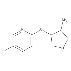 4-[(5-Fluoropyridin-2-yl)oxy]oxolan-3-amine结构式