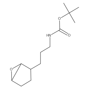 tert-butyl N-(3-{6-oxabicyclo[3.1.0]hexan-2-yl}propyl)carbamate Structure