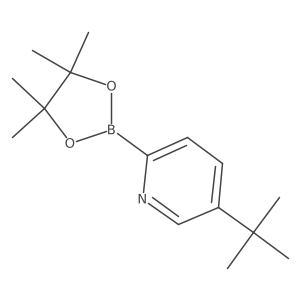 5-(Tert-butyl)pyridine-2-boronic acid pinacol ester Structure