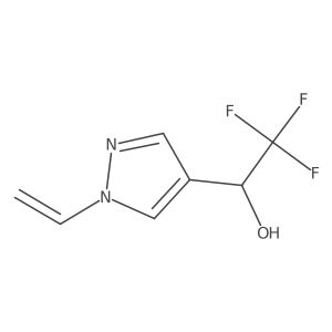 (1R)-1-(1-ethenyl-1H-pyrazol-4-yl)-2,2,2-trifluoroethan-1-ol Structure