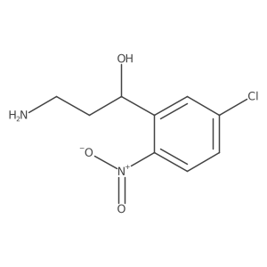 (1S)-3-amino-1-(5-chloro-2-nitrophenyl)propan-1-ol Structure