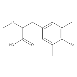 3-(4-Bromo-3,5-dimethylphenyl)-2-methoxypropanoic acid结构式