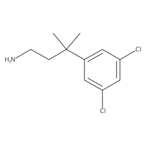 3-(3,5-Dichlorophenyl)-3-methylbutan-1-amine结构式