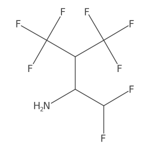 1,1,4,4,4-Pentafluoro-3-(trifluoromethyl)butan-2-amine结构式