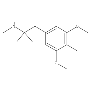[1-(3,5-Dimethoxy-4-methylphenyl)-2-methylpropan-2-yl](methyl)amine结构式