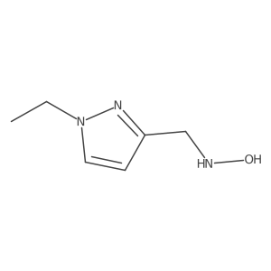 N-[(1-ethyl-1H-pyrazol-3-yl)methyl]hydroxylamine Structure