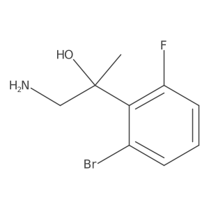 1-Amino-2-(2-bromo-6-fluorophenyl)propan-2-ol Structure