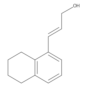 3-(5,6,7,8-Tetrahydronaphthalen-1-yl)prop-2-en-1-ol Structure