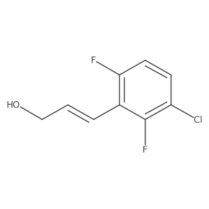 3-(3-Chloro-2,6-difluorophenyl)prop-2-en-1-ol结构式