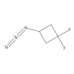 3-Azido-1,1-difluorocyclobutane Structure
