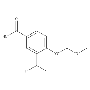 3-(Difluoromethyl)-4-(methoxymethoxy)benzoic acid结构式