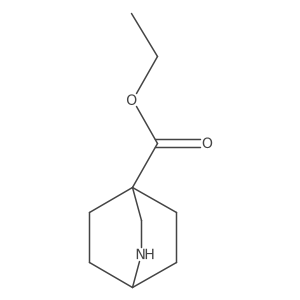 Ethyl 2-azabicyclo[2.2.2]octane-4-carboxylate Structure
