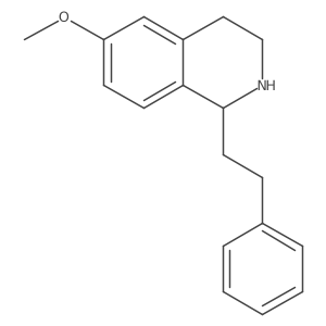 6-Methoxy-1-(2-phenylethyl)-1,2,3,4-tetrahydroisoquinoline Structure