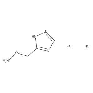 O-[(1H-1,2,4-triazol-3-yl)methyl]hydroxylaminedihydrochloride Structure