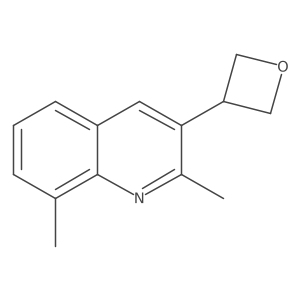 2,8-Dimethyl-3-(oxetan-3-yl)quinoline Structure