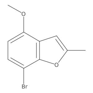 7-bromo-4-methoxy-2-methylBenzofuran Structure