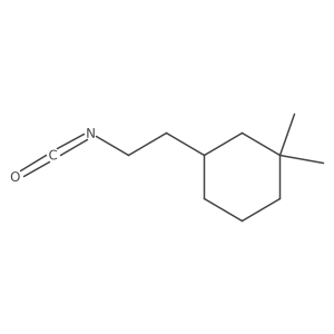 3-(2-Isocyanatoethyl)-1,1-dimethylcyclohexane结构式