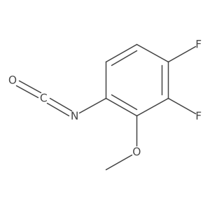 1,2-Difluoro-4-isocyanato-3-methoxybenzene结构式