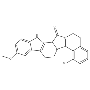 4-Bromo-19-methoxy-1,11,15-triazahexacyclo[11.11.0.02,11.03,8.014,22.016,21]tetracosa-3(8),4,6,14(22),16(21),17,19-heptaen-12-one Structure