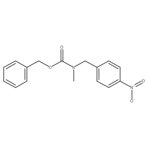 benzyl N-methyl-N-[(4-nitrophenyl)methyl]carbamate结构式