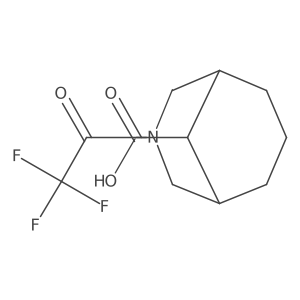 3-(2,2,2-Trifluoroacetyl)-3-azabicyclo[3.3.1]nonane-9-carboxylic acid Structure