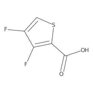3,4-Difluorothiophene-2-carboxylic acid Structure