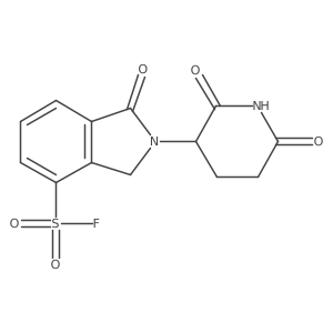 2-(2,6-dioxopiperidin-3-yl)-1-oxo-2,3-dihydro-1H-isoindole-4-sulfonyl fluoride Structure
