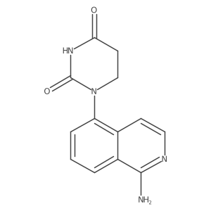 1-(1-Aminoisoquinolin-5-yl)-1,3-diazinane-2,4-dione结构式