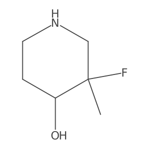 (3R,4R)-3-fluoro-3-methyl-piperidin-4-ol结构式