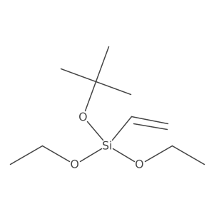 (1,1-Dimethylethoxy)ethenyldiethoxysilane结构式