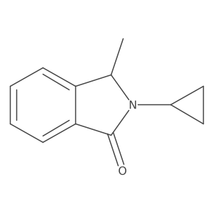 2-cyclopropyl-3-methyl-3H-isoindol-1-one Structure