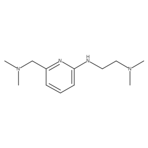 2-(2-Dimethylaminoethylamino)-6-dimethylaminomethylpyridine结构式