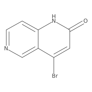 4-Bromo-1,2-dihydro-1,6-naphthyridin-2-one结构式