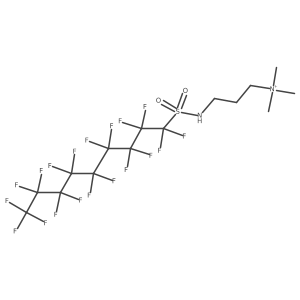 N-Trimethylammoniopropyl perfluorononane sulfonamide Structure