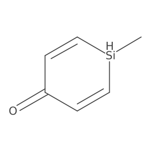 1-Methylsilacyclohexa-2,5-dien-4-one结构式