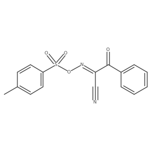 I+/--[[[(4-Methylphenyl)sulfonyl]oxy]imino]-I(2)-oxobenzenepropanenitrile Structure