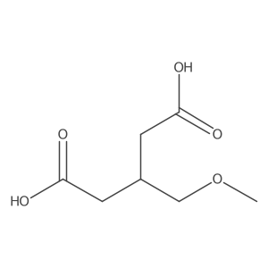 3-(Methoxymethyl)pentanedioic acid结构式