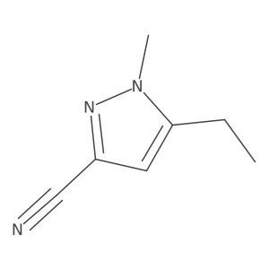 5-ethyl-1-methyl-1H-pyrazole-3-carbonitrile Structure
