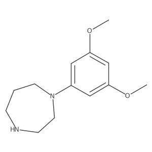 1-(3,5-Dimethoxyphenyl)-1,4-diazepane Structure
