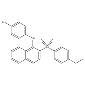 N-(4-chlorophenyl)-3-((4-ethylphenyl)sulfonyl)quinolin-4-amine Structure