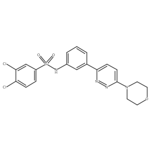 3,4-dichloro-N-(3-(6-morpholinopyridazin-3-yl)phenyl)benzenesulfonamide Structure