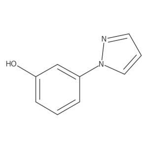 3-(1H-pyrazol-1-yl)phenol Structure