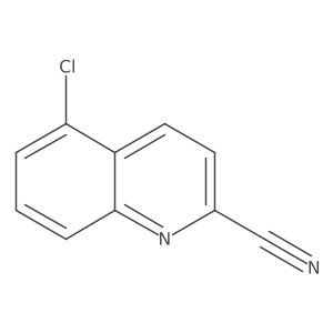2-Quinolinecarbonitrile, 5-chloro- Structure