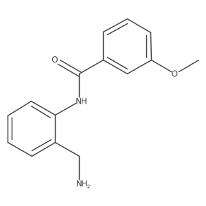 N-[2-(Aminomethyl)phenyl]-3-methoxybenzamide结构式