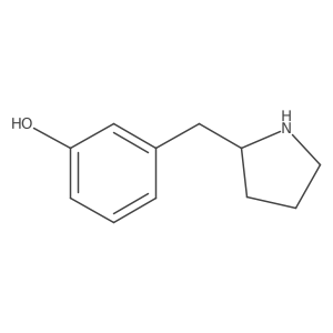 3-[(Pyrrolidin-2-yl)methyl]phenol Structure