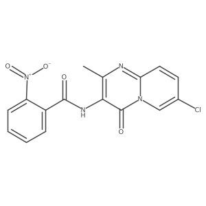 N-(7-chloro-2-methyl-4-oxo-4H-pyrido[1,2-a]pyrimidin-3-yl)-2-nitrobenzamide Structure