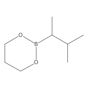 2-(1,2-Dimethylpropyl)-1,3,2-dioxaborinane结构式