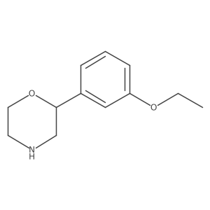 2-(3-Ethoxyphenyl)morpholine结构式